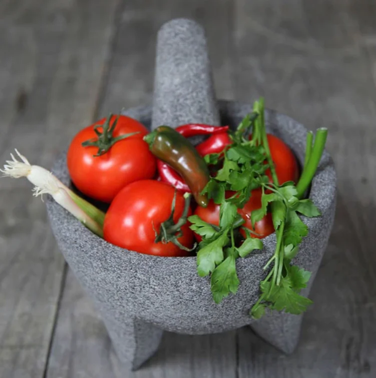 Vasconia Mortero Y Pilon De Granito Molcajete De 4 Tazas D | Envío gratis Vasconia Mortero Y Pilon De Granito Molcajete De 4 Tazas D | Envío gratis