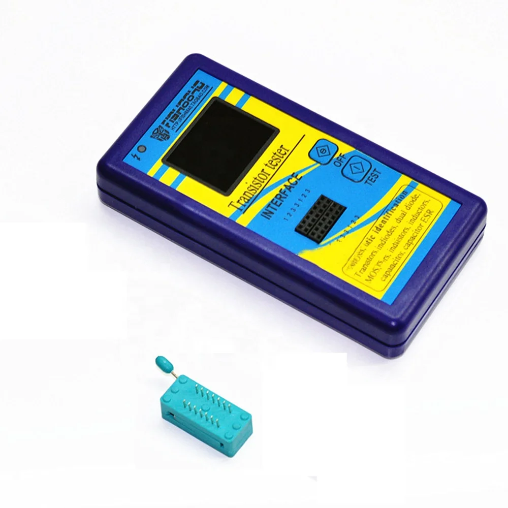 Тестер транзисторов Taidacent M328, измеритель емкости и индуктивности, с цветным экраном, цифровой