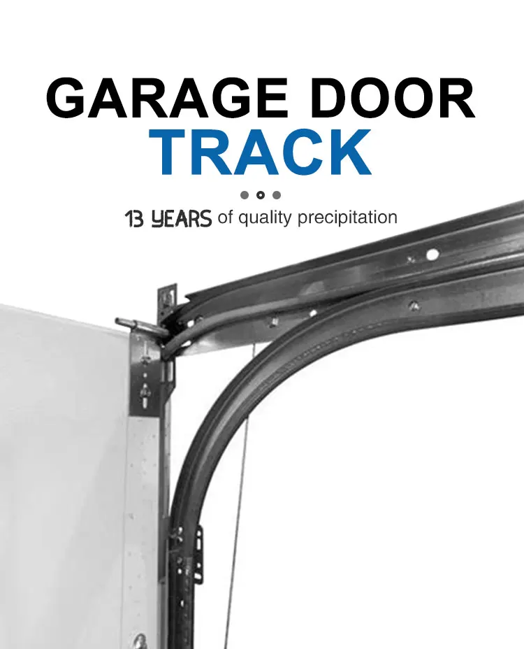 Sectional Garage Door 2" Curve Track Horizontal Vertical Track 3