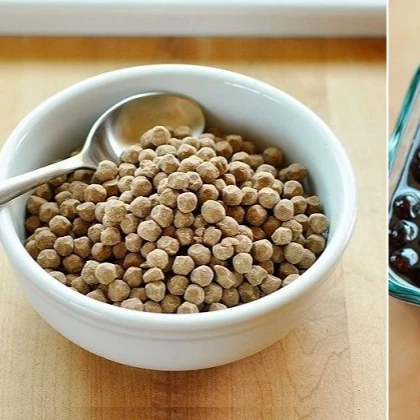 brown tapioca pearl for bubble tea