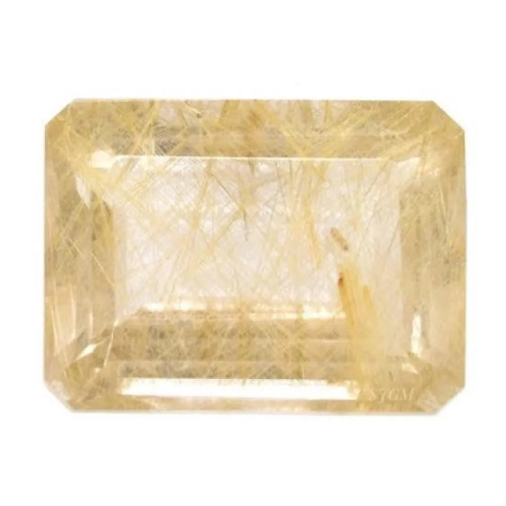 20X15X6 mm ZU-152 100% Natural Golden Rutile Quartz Pear Shape Cabochon Loose Gemstone For Making Jewelry 13 Ct