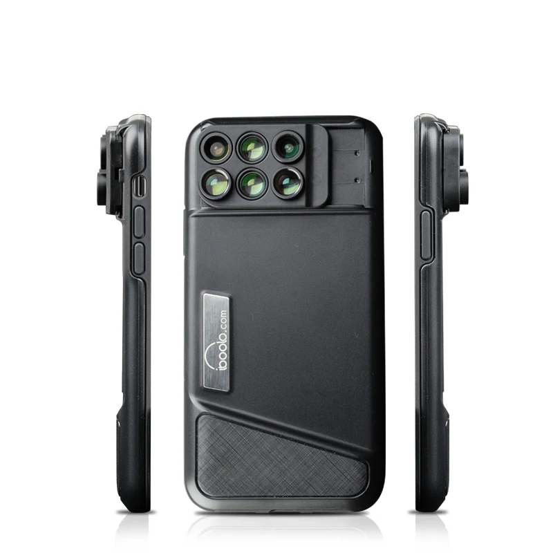IBOOLO HD 4K Smart Gadget 6 in 1 Smartphone Camera Lens Kit for iPhone X