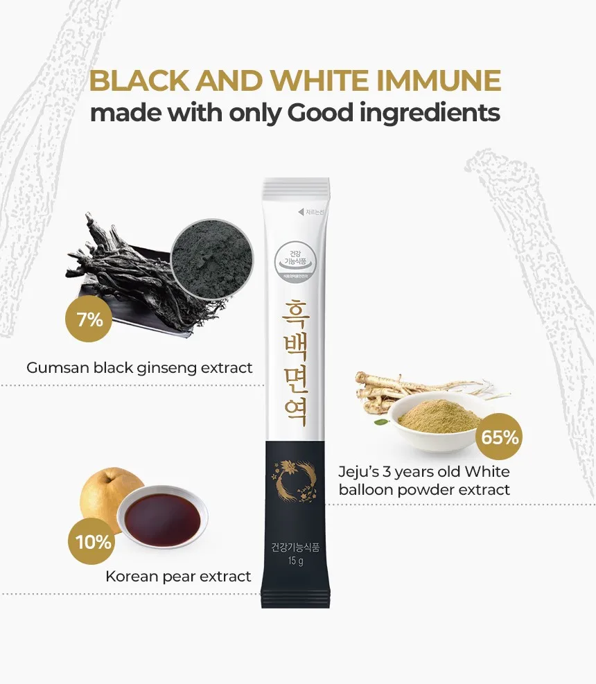 White Balloon Flower And Pear Extract Ginseng Extract Supplement From