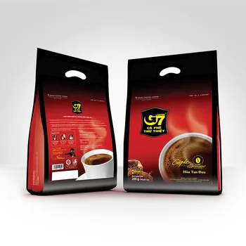 G7 Black Instant Coffee (Bag 100 Sachets)