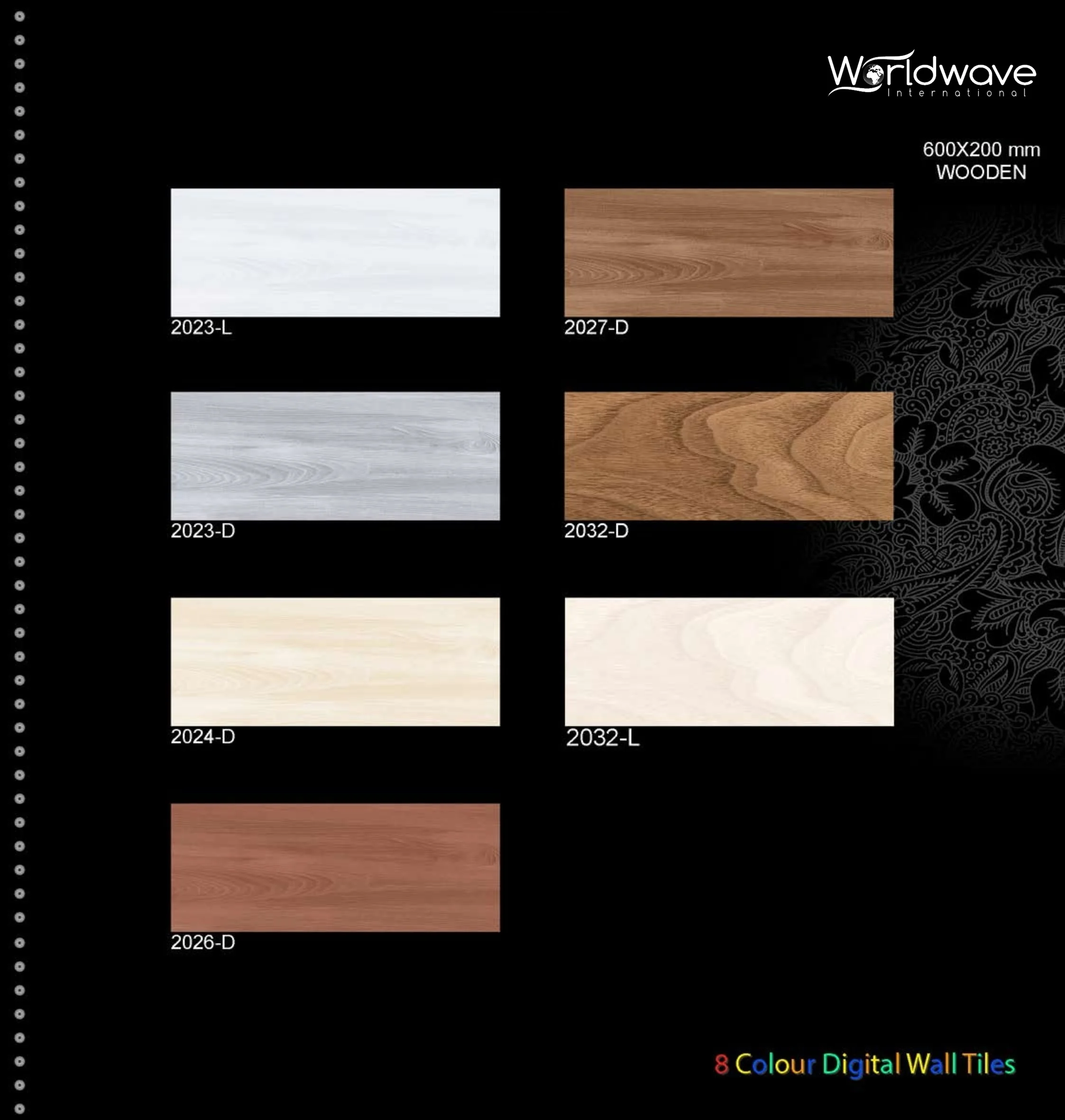 Ceramic Wall Wooden Tiles 20x60cm Elegant Wood-Effect Premium Wall Tiles Natural Wood Look 200x600mm Floor Tiles Latest