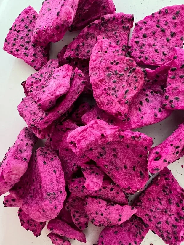 Freezedried Dragon Fruit Snack Freeze Dried Pitaya Freeze Dried Pitaya