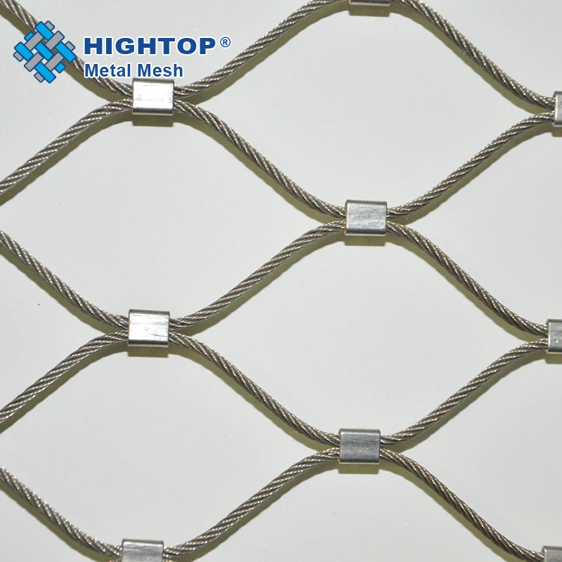 Landslide Protection Flexible Stainless Steel Wire Rope Cable Mesh Safety Net