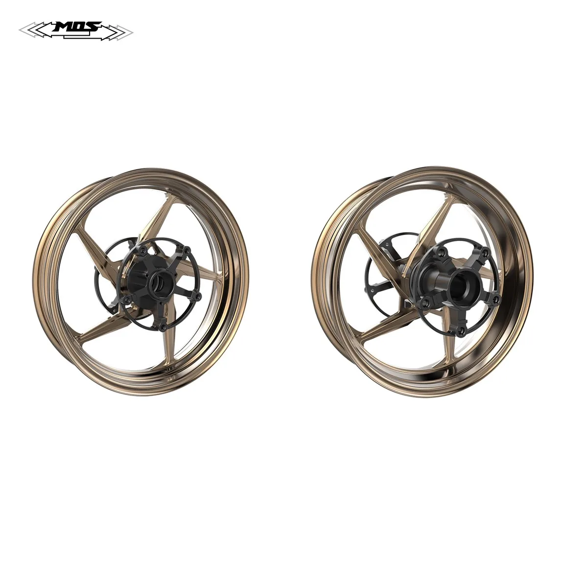 
Новое Кованое колесо MOS из алюминиевого сплава для мотоцикла Yamaha TMAX 530 2017 2018 2019 / TMAX 560 2020 2021 - 5 Дизайн спиц 