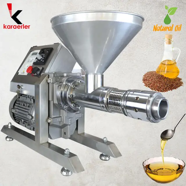 NF-500 Cold Press Oil Machine Ölpresse 10 kg Hourly Capacity Black Seed  Coconut