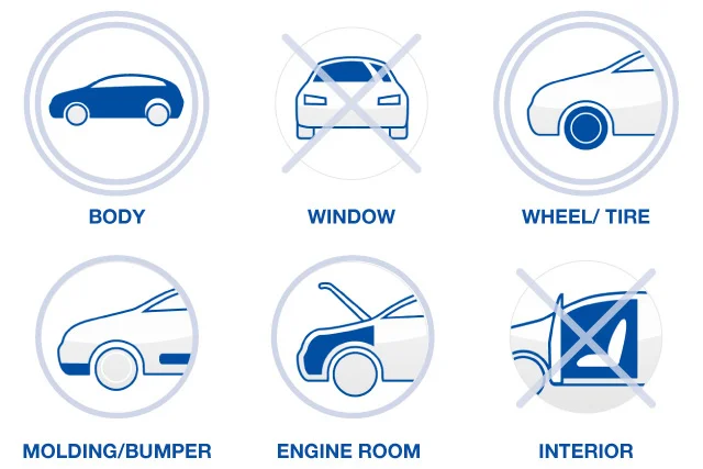 Средство для удаления царапин на поверхности краски, финишная обработка царапин 50 мл от SENSHA