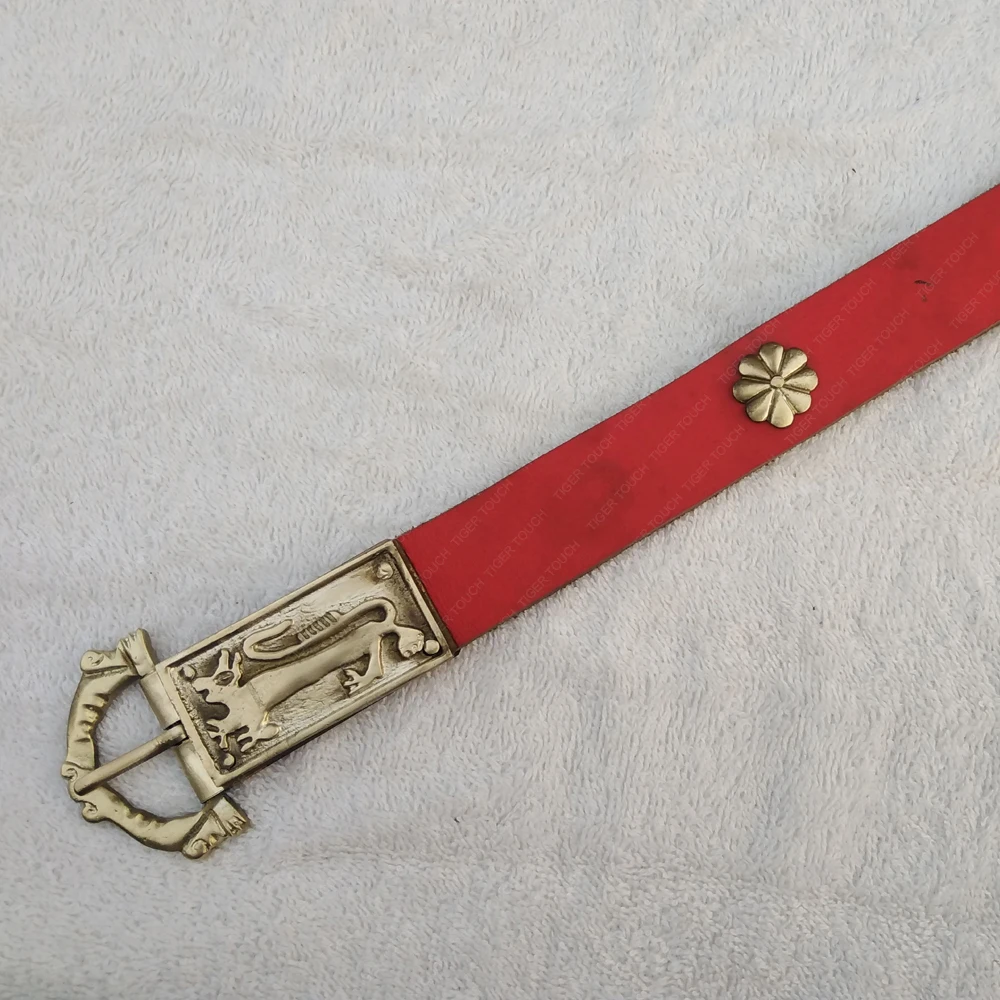 Flower Belt Mounts Suitable for Roma  Eastern Viking  a R E P l I c a From Tarsoly Belt Pouch with Brass Fitting Hand Made