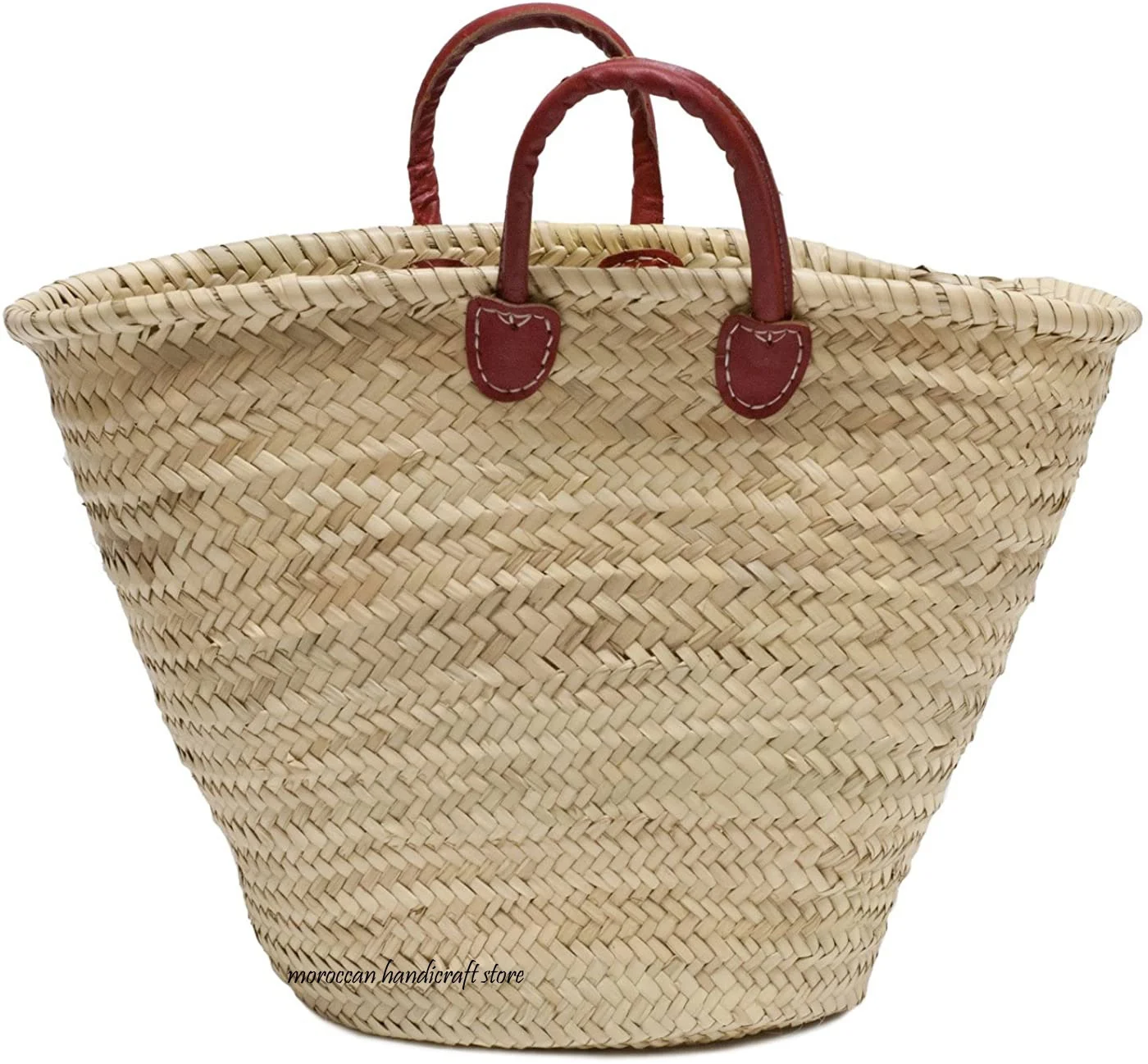 Rattan Woven Beach Tote Bag Large Capacity Woven Bag With 