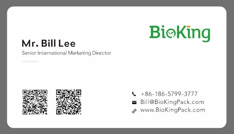 BioKing Pack Name Card