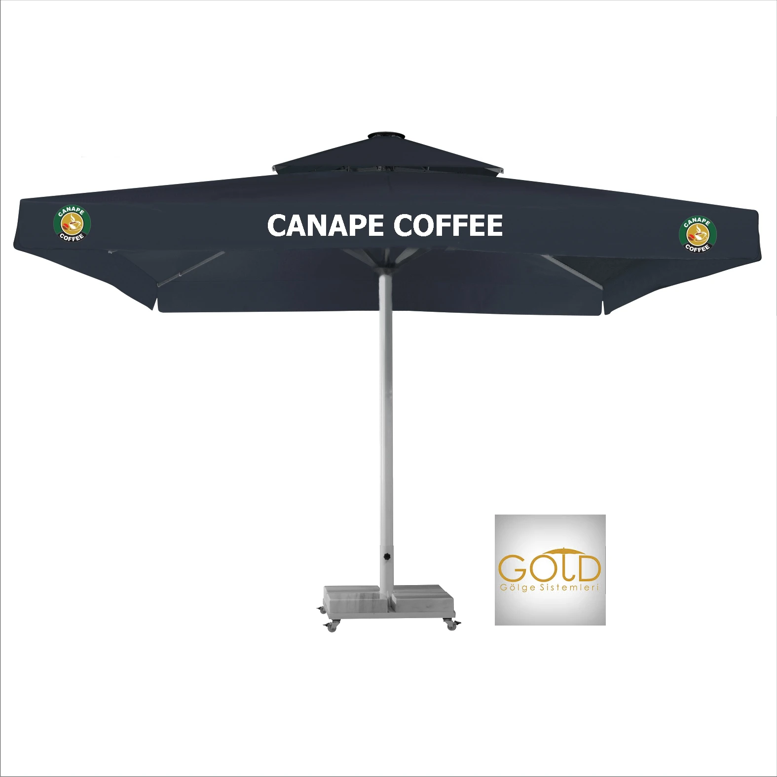 6x6 - 5x5 - 4x4 - 3x3 Meter Luxury Umbrella For Outdoor Crank Lift - Buy Outdoor Furniture Garden Double Canopy Cantilever Large Parasol 3.5m Patio Parasol Economic Umbrellas