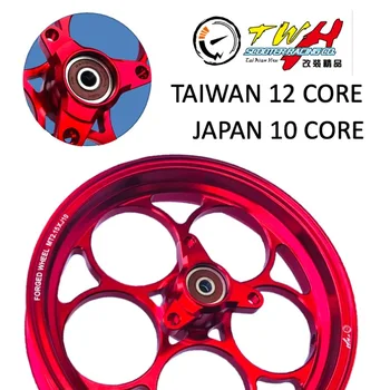 TWH ZX Forge 10 Inch Honda Motorcycle Rims with Brake Hubs