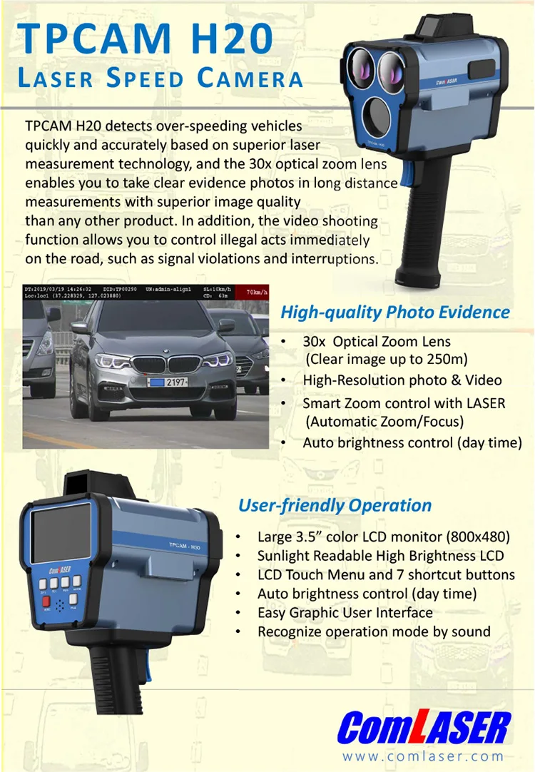 High Quality Speed Measuring Instruments Lidar Camera For Both Hand ...