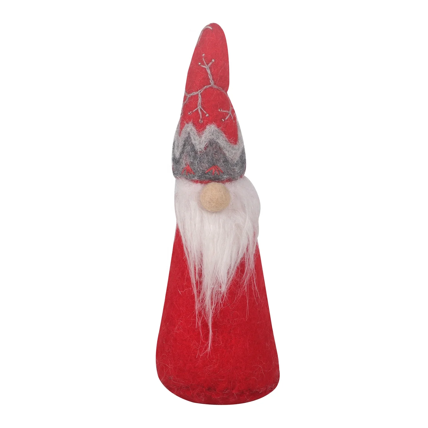 Handmade Eco-Friendly PP Cotton Filled Plush Christmas Toys for Kids-Santa Character Well Stitched