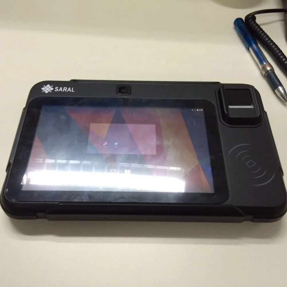 Stock Android Tablet PC with Biometric Fingerprint Scanner Rugged 4GB Design