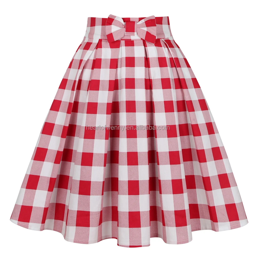 checkered skirt xxl