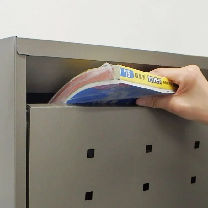 Titan Grey Outdoor Jumbo Mailbox Modern Design Bronze Grey Steel Made High Capacity Weatherproof Office Mailbox Home Mailbox