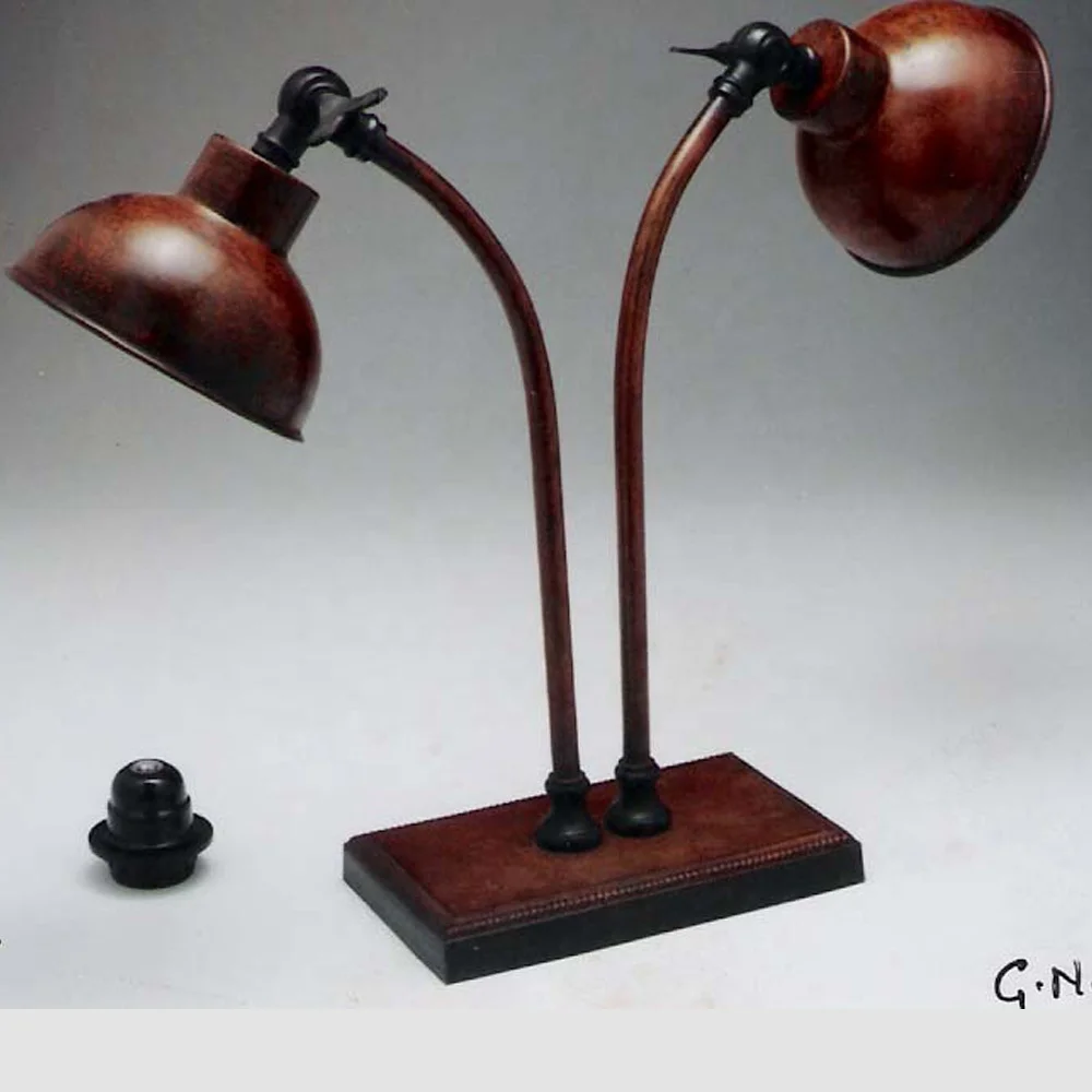 Hot Selling Handmade Decorative Adjustable Swing Arm Antique Study Table Desk Lamps
