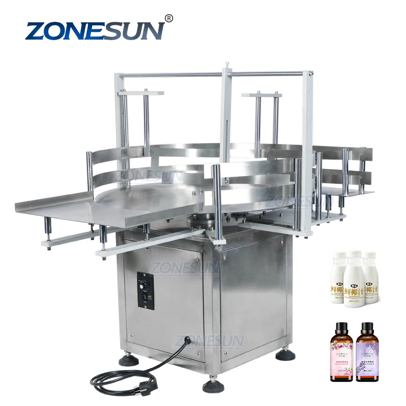 ZONESUN ZS-LP600Z Automatic Round Rotary Plastic Glass Bottle ...