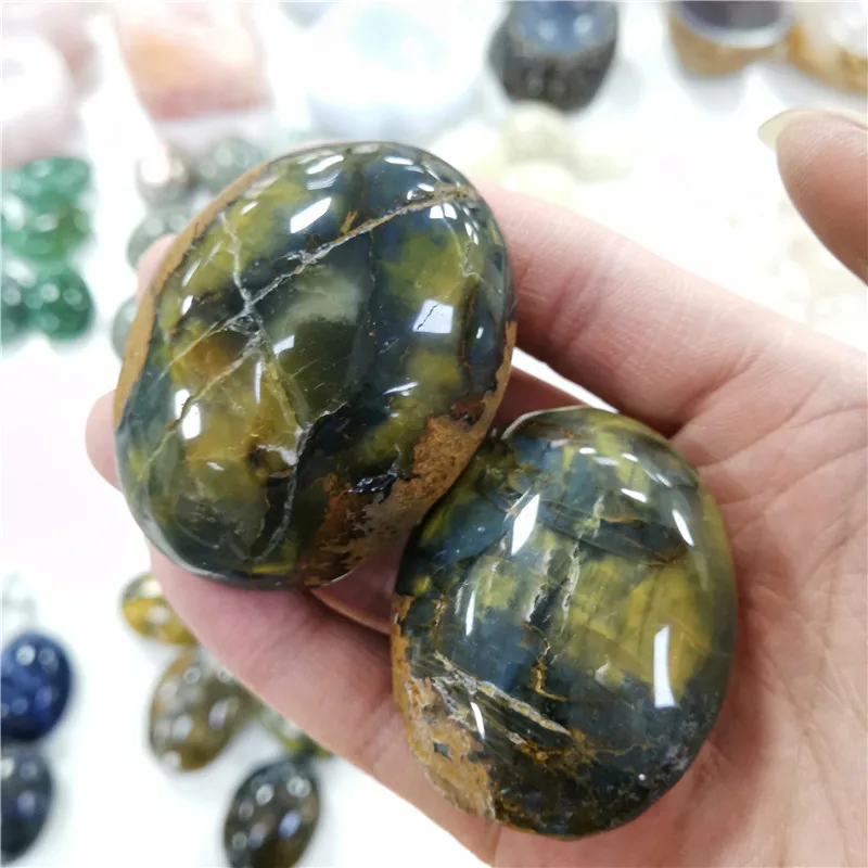 High Quality Natural Pietersite Tumbled Stone Crystal Wholesale Palm Pietersite Craft Other Crystal Crafts