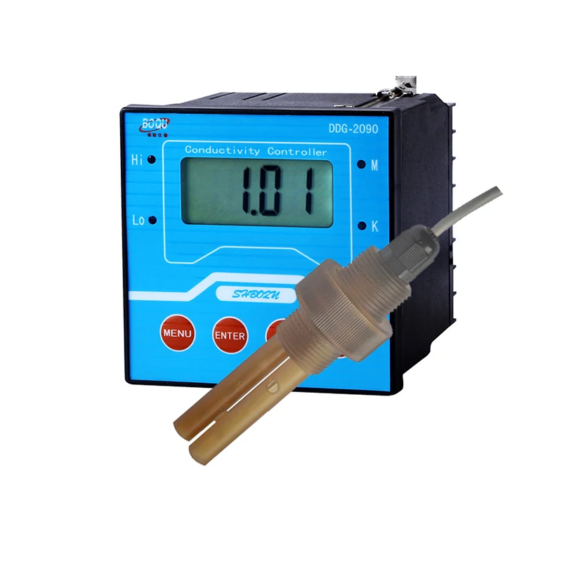 DDG-2090 Water Tester Online Resistivity Salinity TDS EC Controller Digital Electrical Conductivity Meter