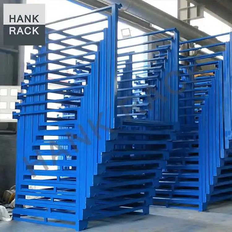 Cargo Storage Equipment Stackable Pallet Tainer Metal Stacking Stillage Nestainer