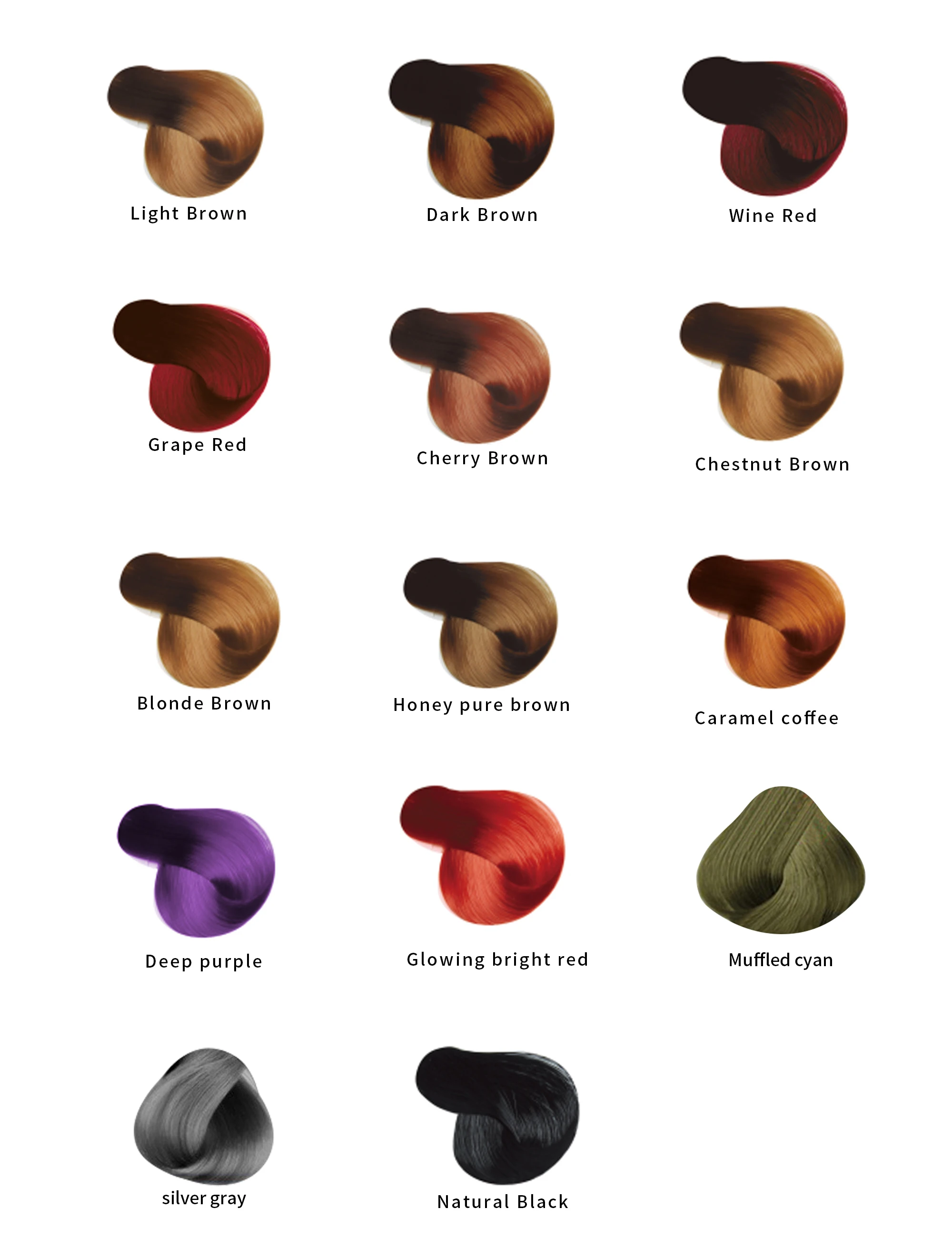 Hair Color Shampoo Mokeru High Quality Home Use Fst Ammonia Free Change