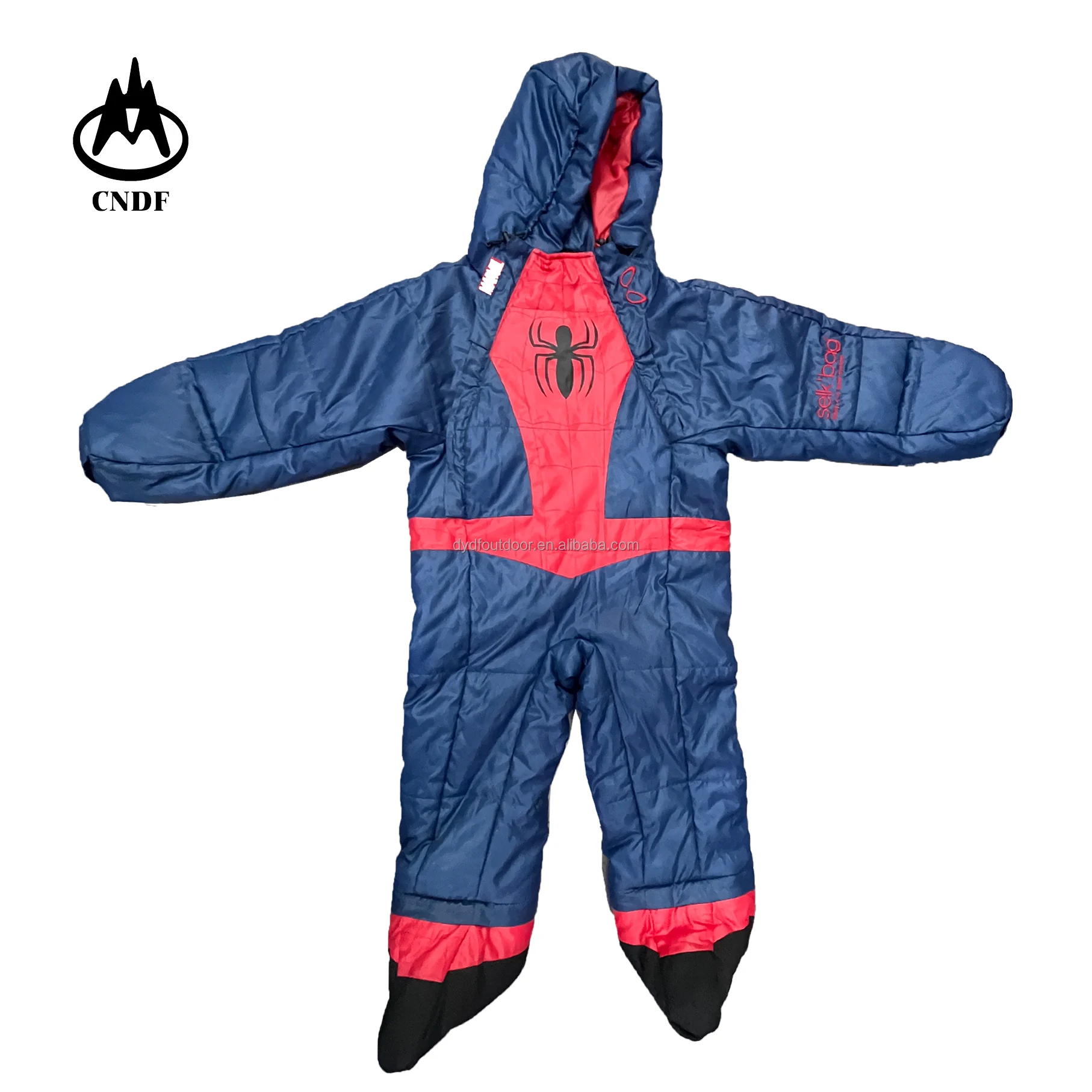 Walkable Wearable Children Kids Boy Human Shape Sleeping Bags With Arms