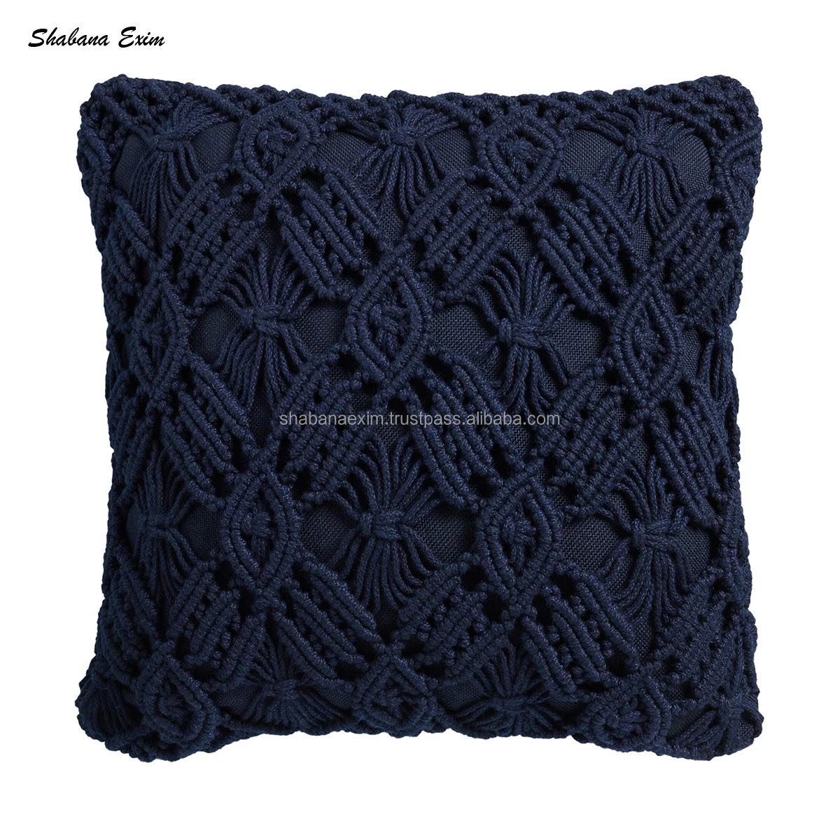 macrame cushion cover pattern