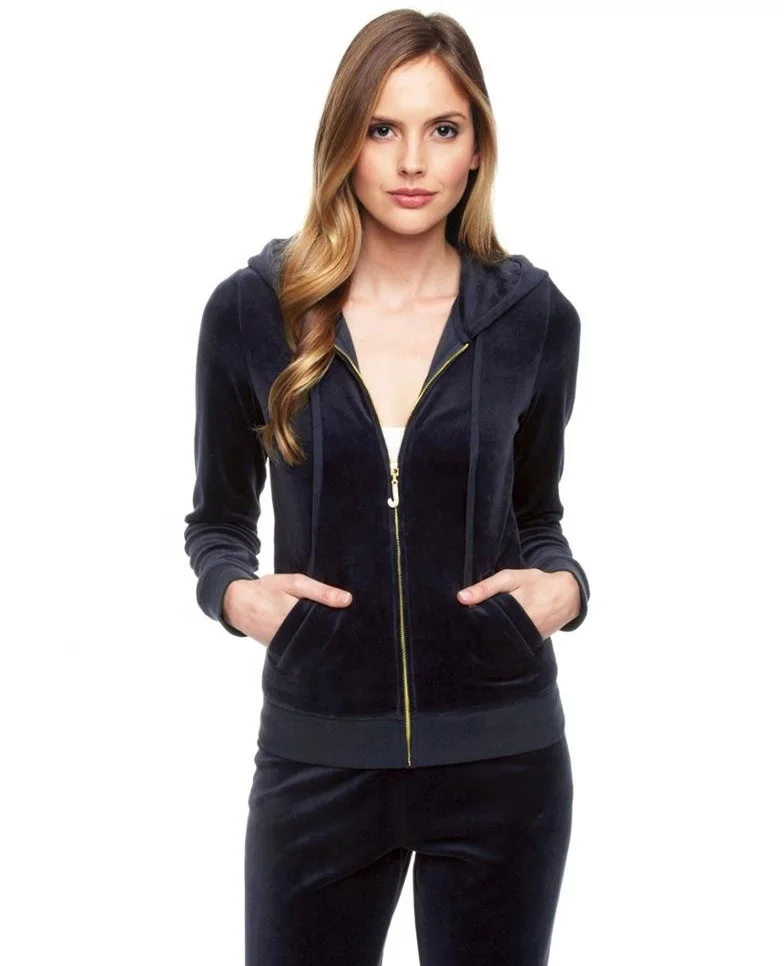 latest design unisex velour sweatsuit /velour tracksuit