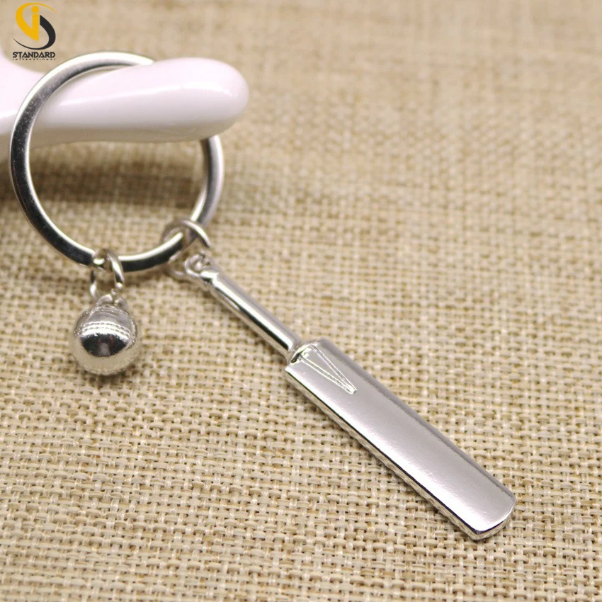 Cheap Price Wholesale Custom Cricket Bat Keychain By Standard