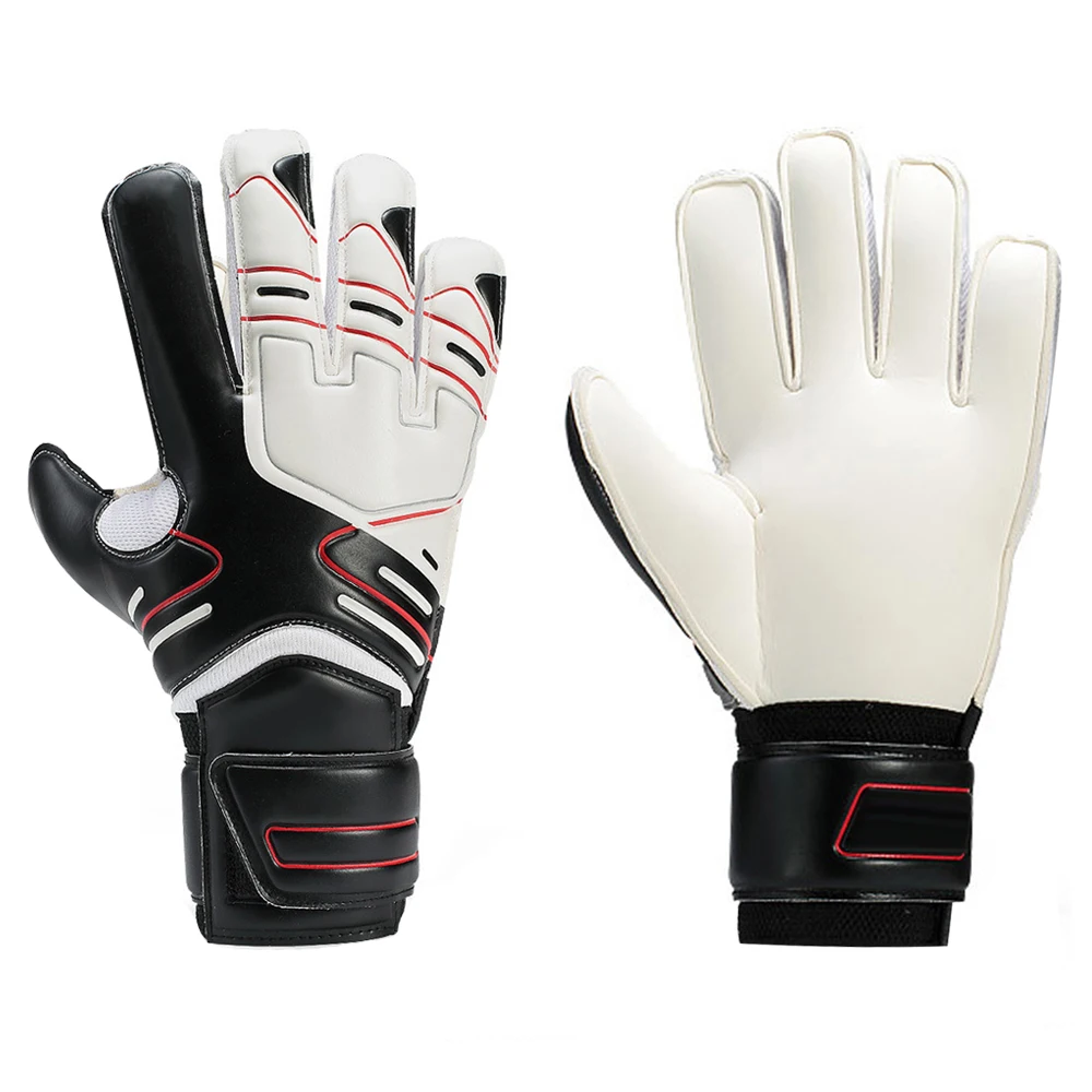 New Design Professional Soccer Goalkeeper Glvoes Latex Finger Protection 