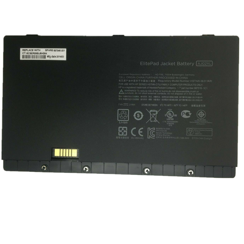 Оригинальный подлинный Аккумулятор для ноутбука HP 900 AJ02XL батарея HSTNN-IB3Y HSTNN-C75J 687518-1C1 ноутбук батарея для продажи
