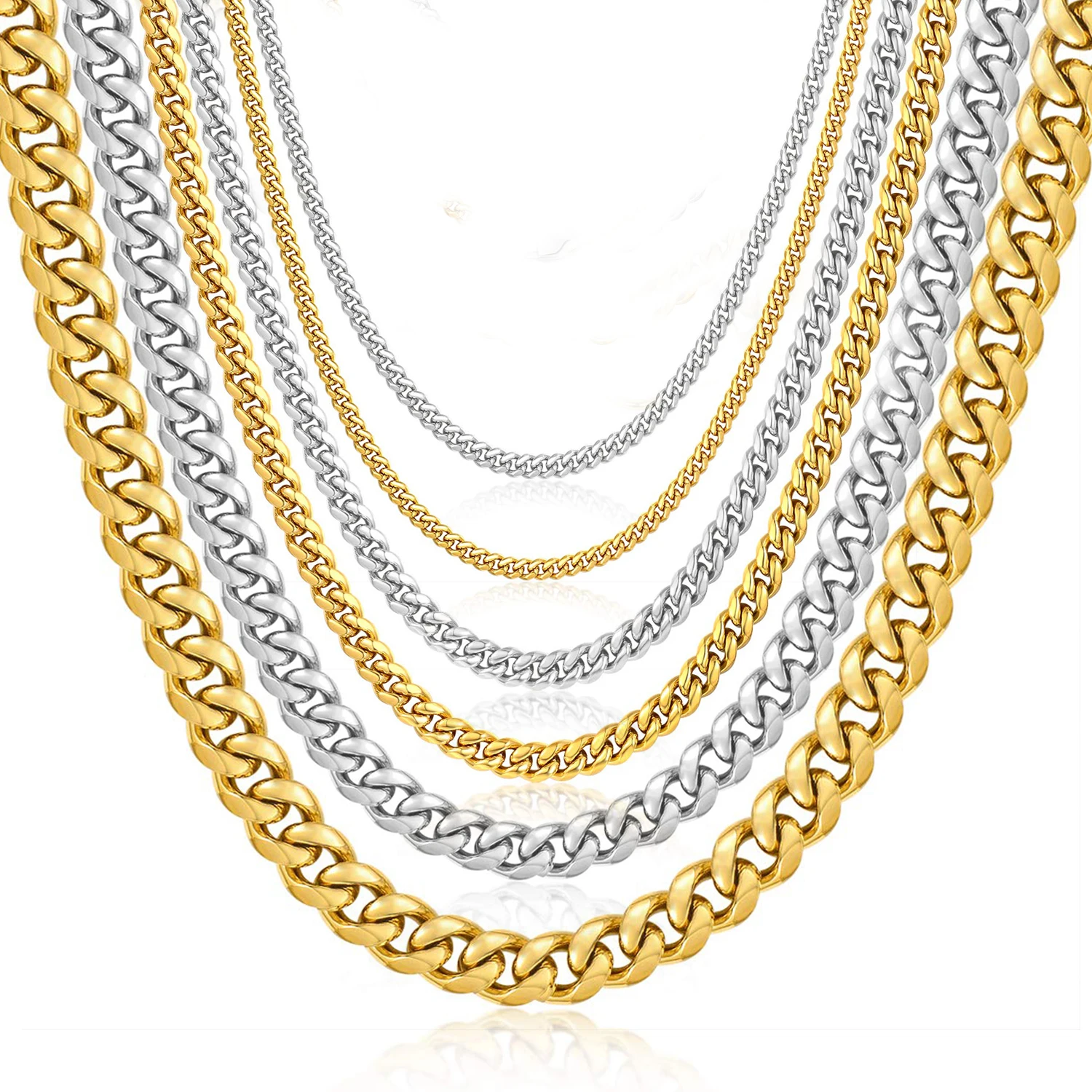 Fashion Wholesale Women Men Cuban Link 