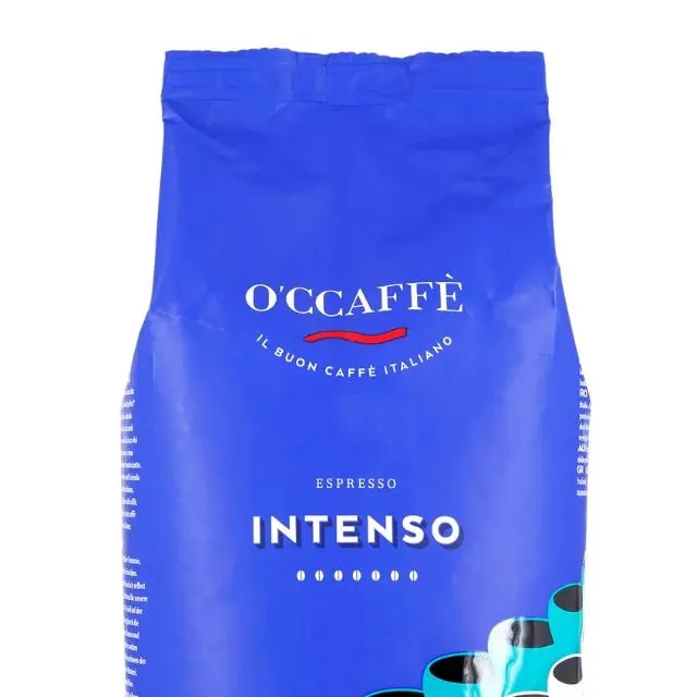 Highest Italian Quality Occaffe 1 kg 100% Robusta Medium Roast Espresso Coffee Beans For Hotels