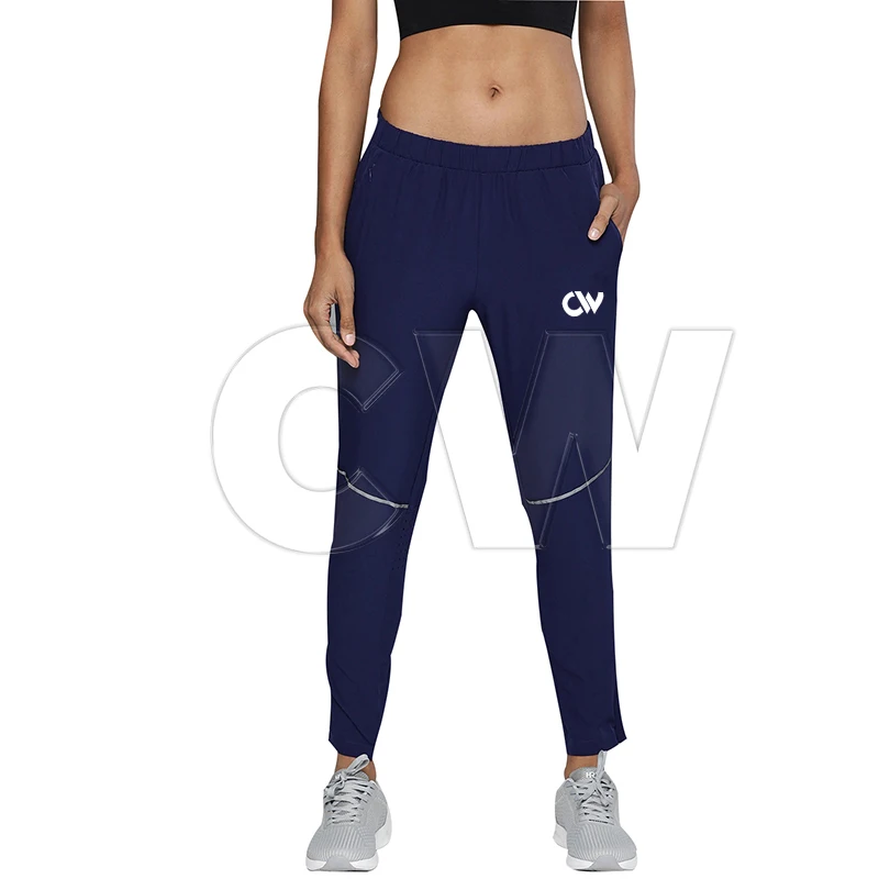 womens navy track pants