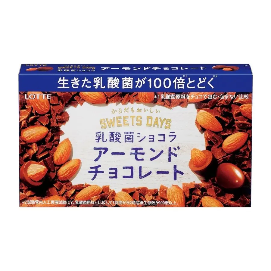 Lotte sweets days chocolate alm. 0.086kg k (4903333166749)