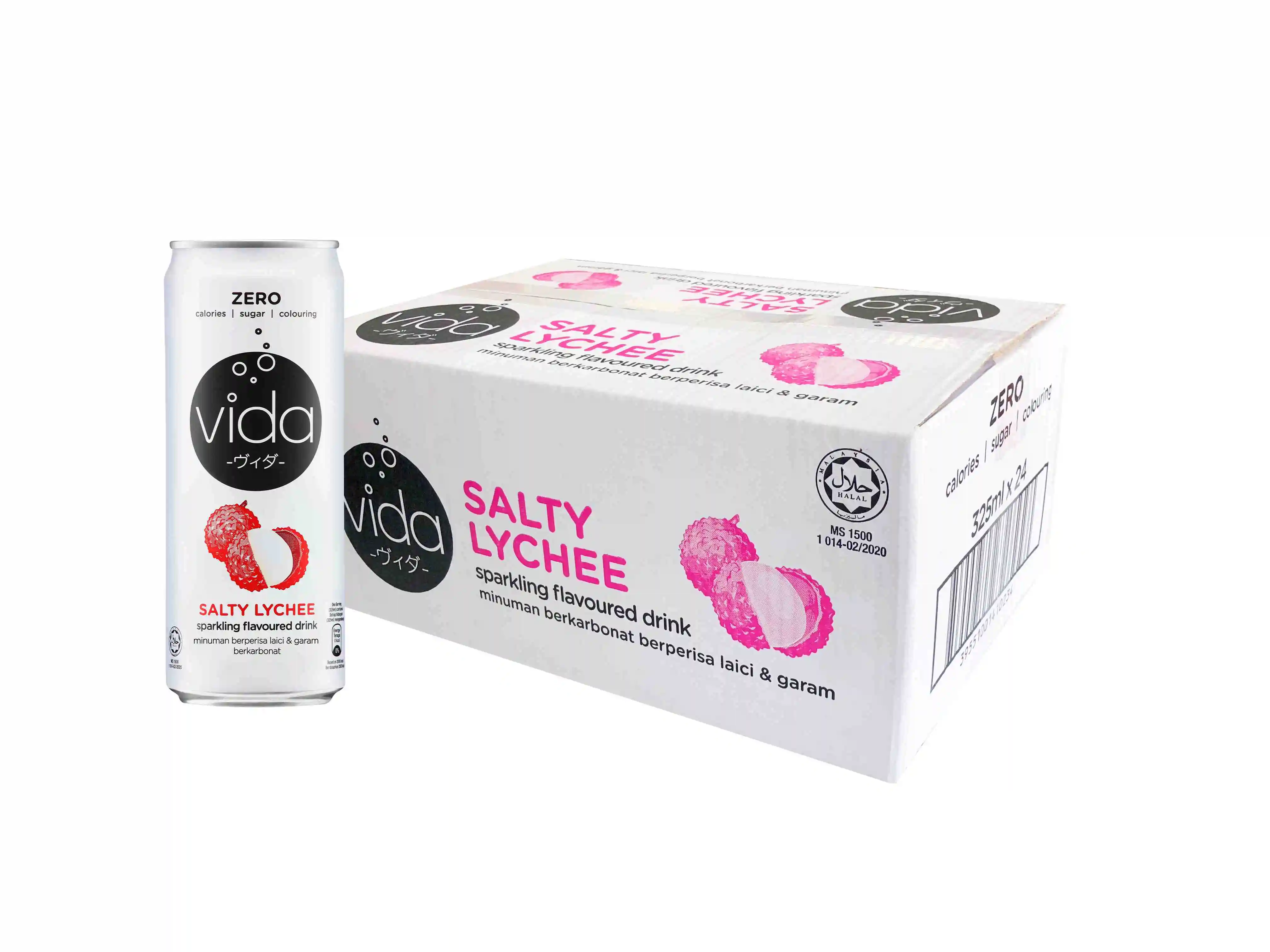 Salty Lychee Flavor Carbonated Soft Drink Sparkling Water Zero Calories