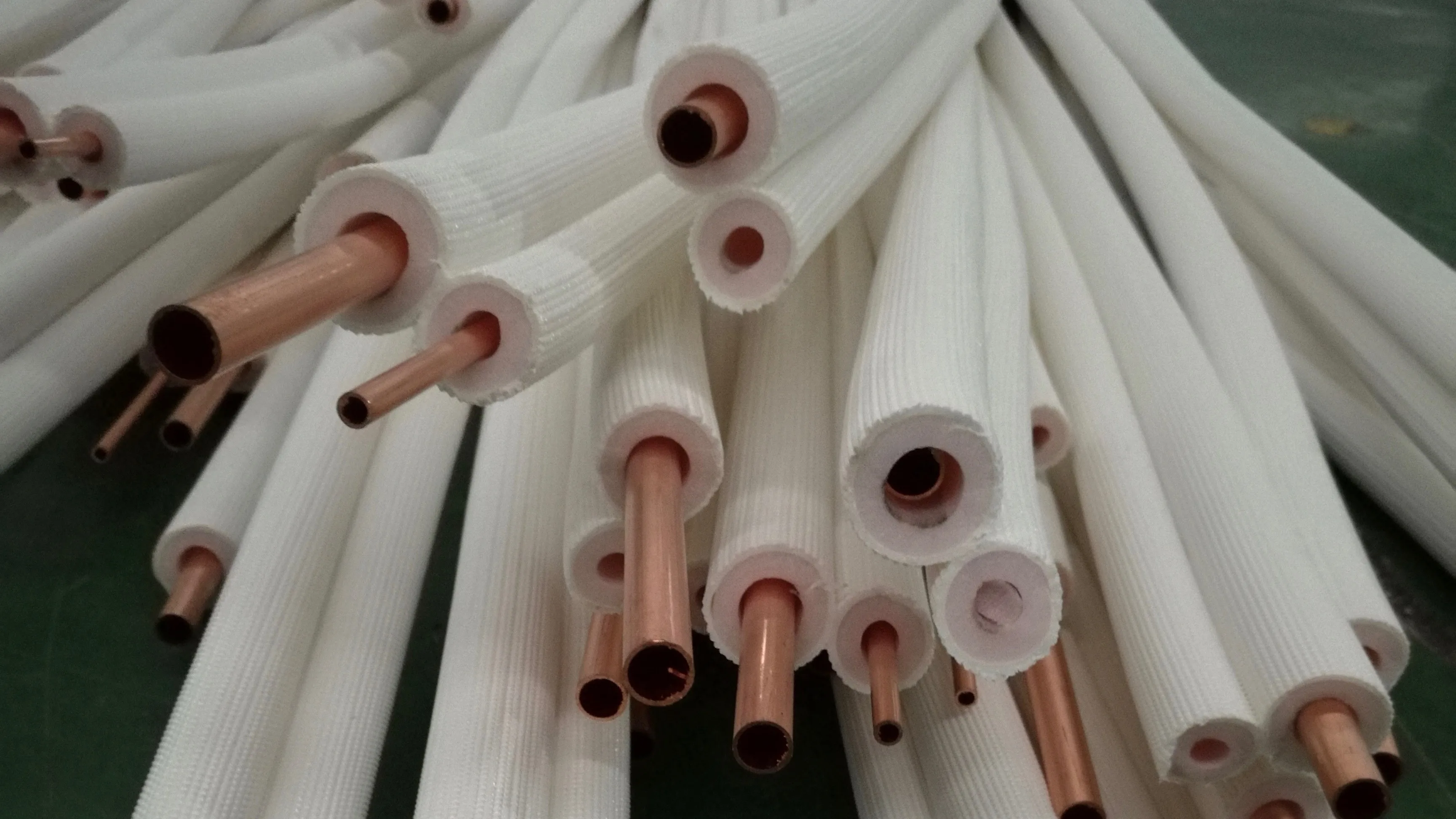 Copper Tube With Insulation Air Conditioner Copper Pipe Flared Fittings