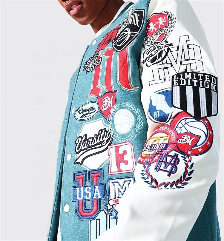 Custom Men's Melton Wool Varsity Jacket - Winter Style