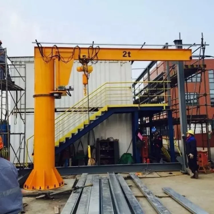 China 1ton Slewing Pillar Fixed Jib Boom Workshop Jib Crane Supplier