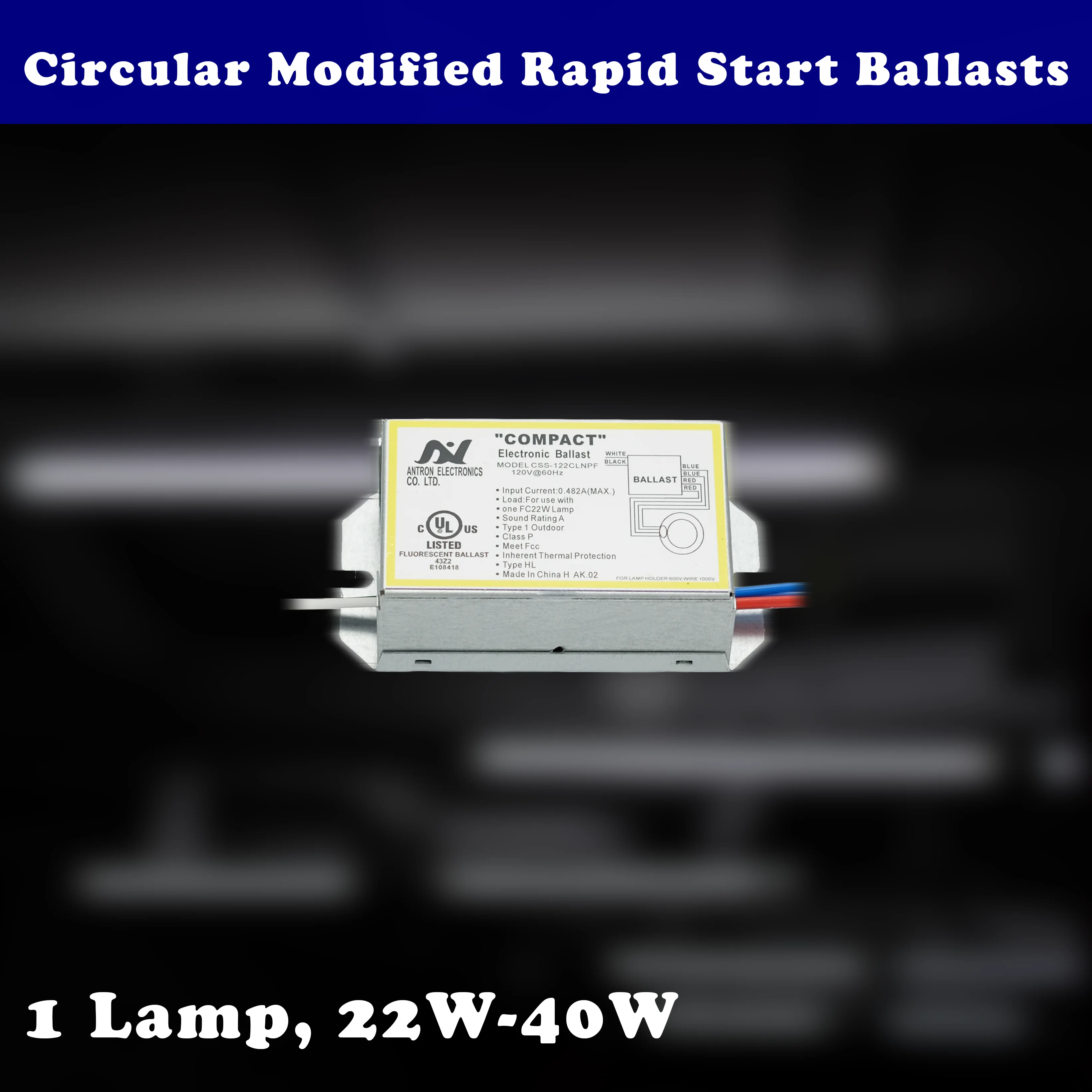 class p thermally protected ballast