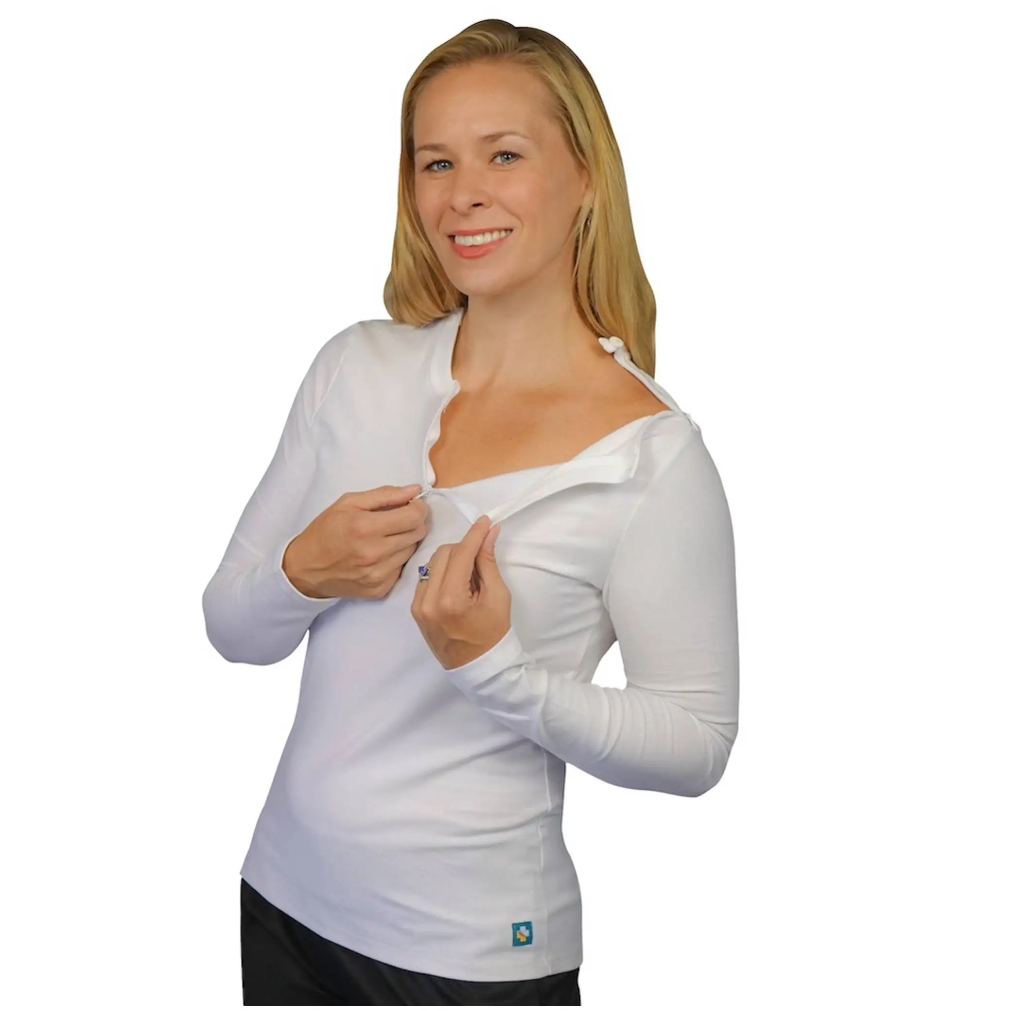 Женская хлопковая рубашка для лечения химиотерапии при диализе IV