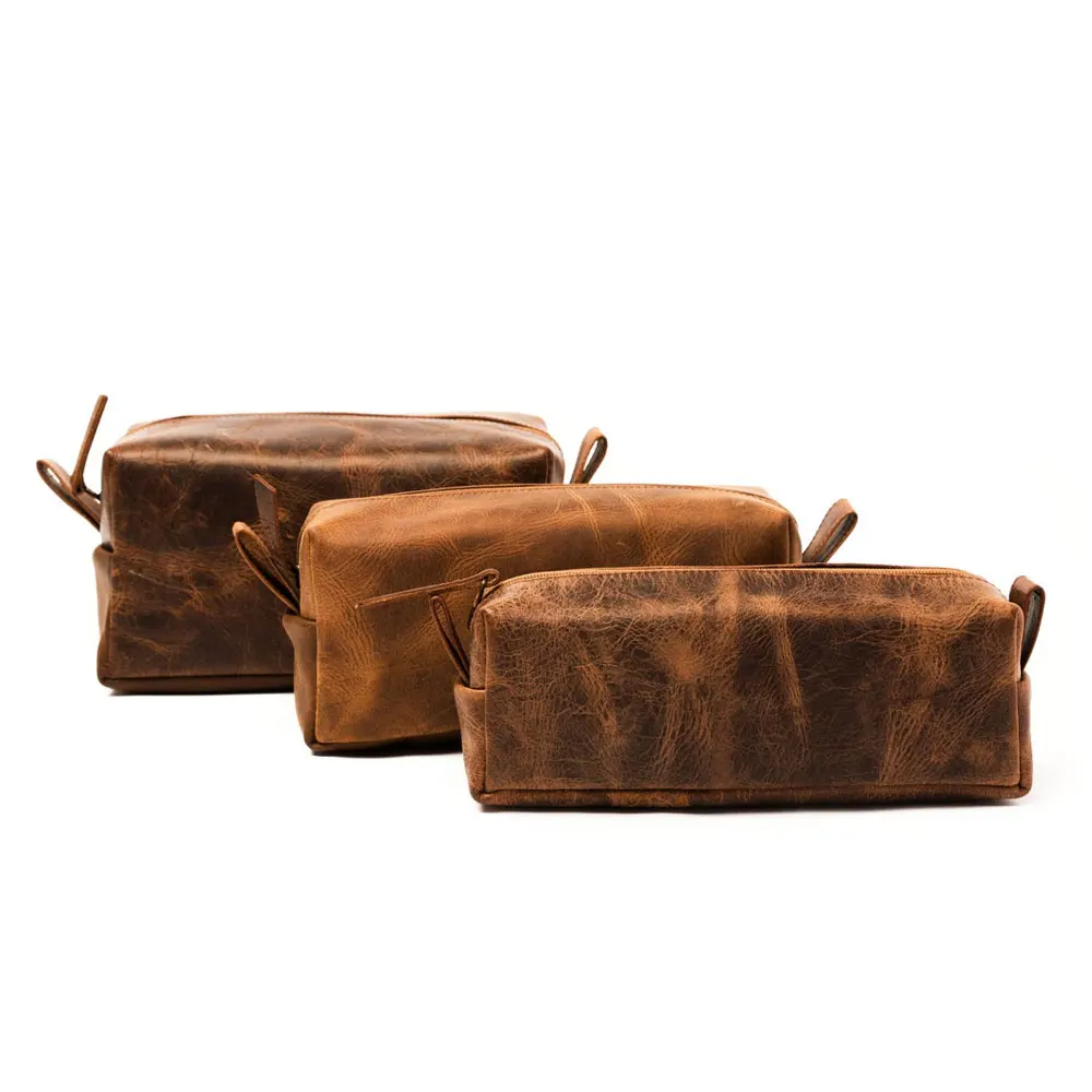 leather dopp kit