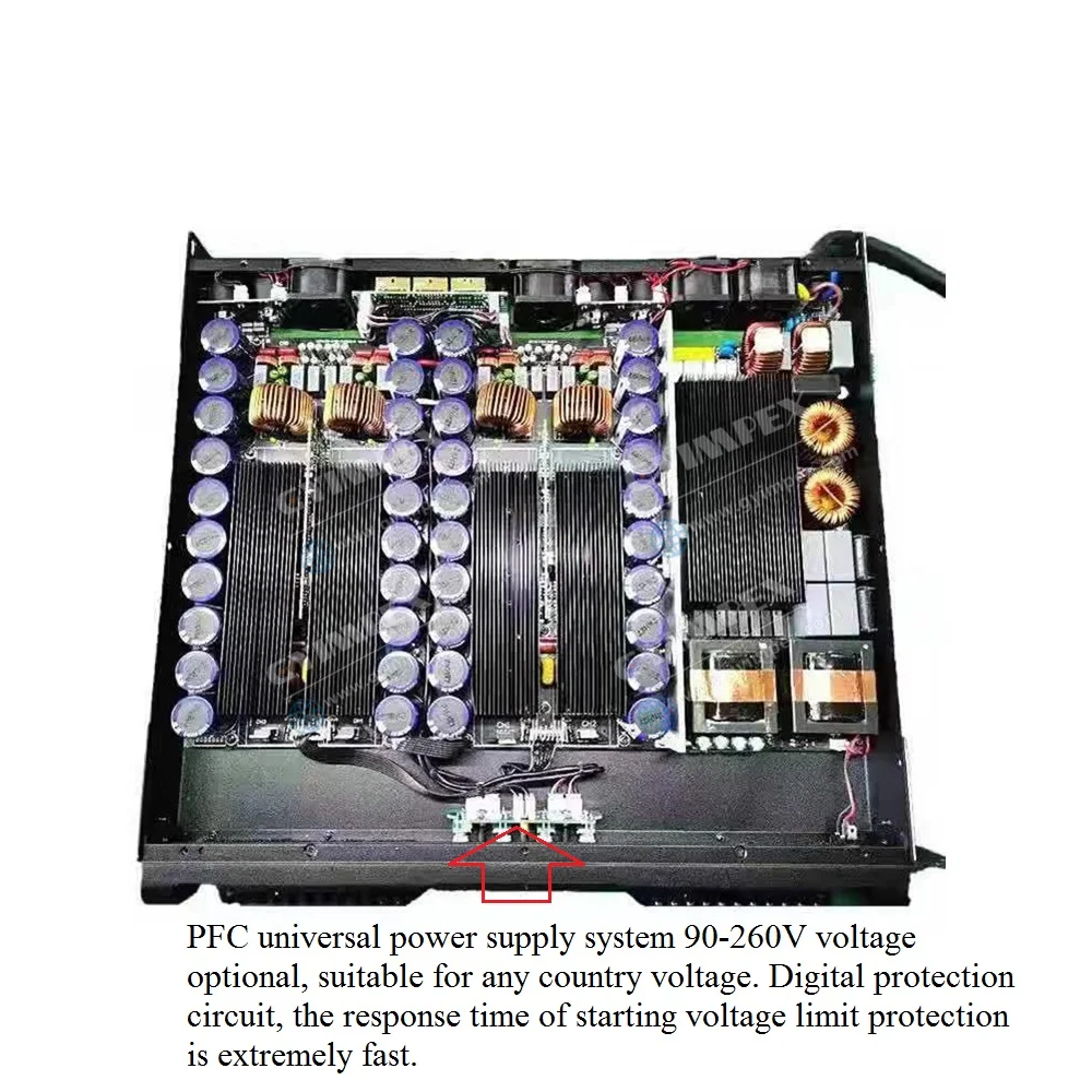 3000 Watt Class D Amplification - High Performance 4-Channel Power