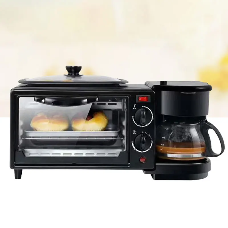 Multifunctional Accessories Bread Electric Coffee Machine 3 in 1