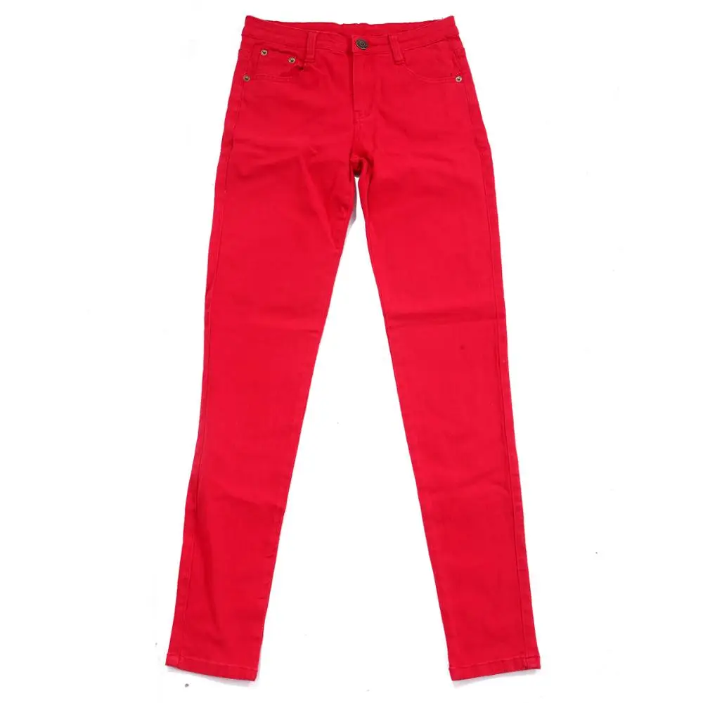 Wholesale Custom Women's Jeans Jeggings Five Pocket Stretch Denim